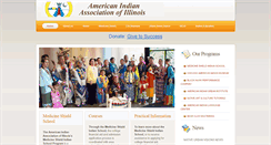 Desktop Screenshot of chicago-american-indian-edu.org